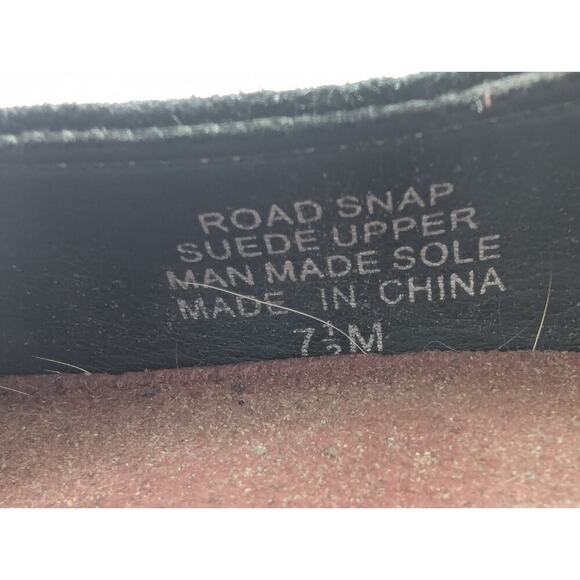 Aerosoles Y2K 2000s black denim suede square toe kitten heels size 7.5 - Picture 8 of 11